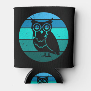 Porta-lata Retro Owl