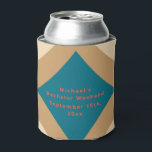 Porta-lata Retro Personalizado pode resfriar | Fim de semana<br><div class="desc">Retro Personalizado pode resfriar | Fim de semana do Solteiro Estes refrigeradores de latas personalizados retrorreflectores são as manobras perfeitas para seus amigos lembrarem seu dia especial. Saúde a uma despedida de solteiro divertida e memorável! Adicione seu texto personalizado a este design usando as caixas "Editar este modelo design" no...</div>