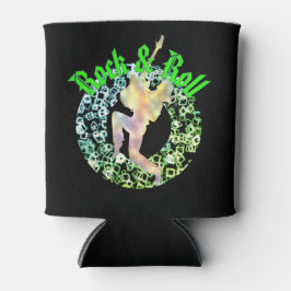 Porta-lata Retro Rock & Roll Silhouette Cooler - Violão Negri