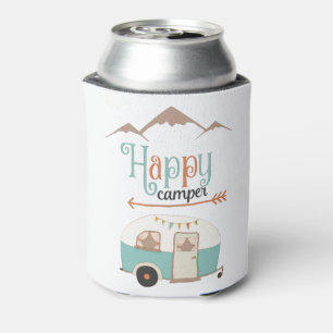 Porta-lata Retro RV de Camper Cute Feliz