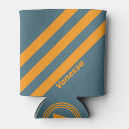 Porta-lata Retro Sunshine Três Fitas com Nome