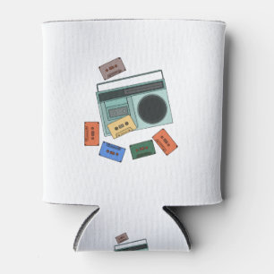 Porta-lata Retro Vintage anos 80 Music