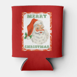 Porta-lata Retro Vintage Jolly Papai Noel Natal