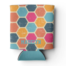 Retro Vintage Navy Bule Script Minimalist Name