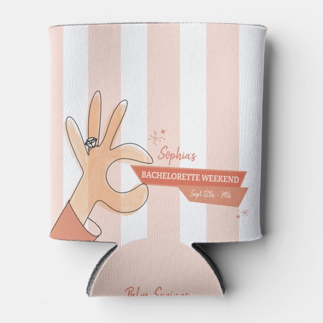 Porta-lata Retrorna Uma Última Bachelorette Fling (Frente)