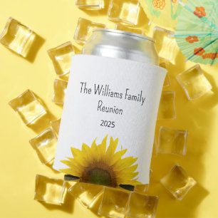 Porta-lata Reunião da Família Sunflower Boho Boho