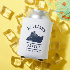 Porta-lata Reunião Familiar Divertida Férias de Verão Navio d