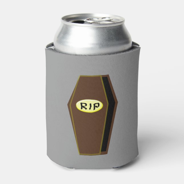 Porta-lata RIP Halloween Coffin of Doom Can Cooler (Can Front)