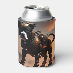 Porta-lata Robot Staffordshire Bull Terrier, Can Cooler