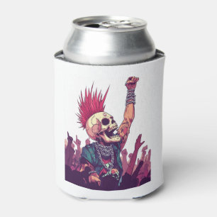 Porta-lata Rock N � Skull � Engraçado Punk Skeleton Concert
