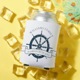 Porta-lata Roda Náutica de Cruzeiro da Família Personalizada