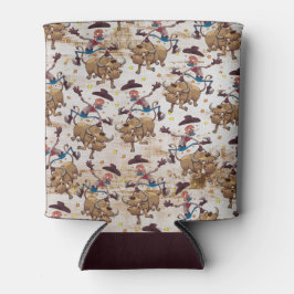 Porta-lata Rodeo Cowboy Bull Riding Country Ocidental