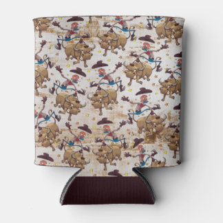 Porta-lata Rodeo Cowboy Bull Riding Country Ocidental