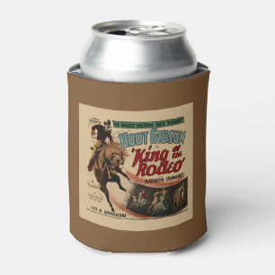 Porta-lata Rodeo Cowboy Vintage Filme Ocidental
