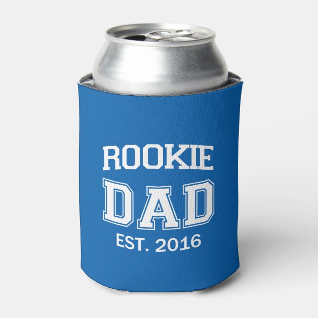 Porta-lata Rookie Pai engraçada pode cerveja ou refrigerante (Can Front)