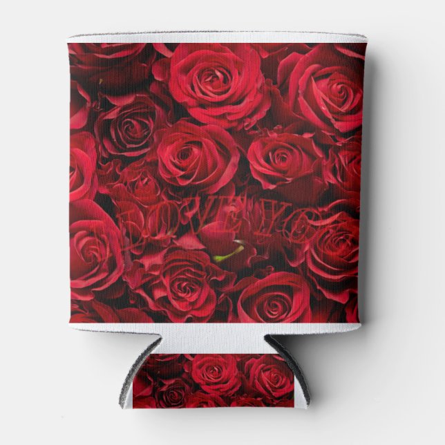 Porta-lata Rosa amor (Frente)