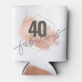 Porta-lata Rosa Chic Dourado 40 e Fabuloso Pintor Blush Birth