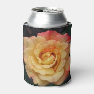 Porta-lata Rosa da Paz Belo Floral, Rosa e Amarelo