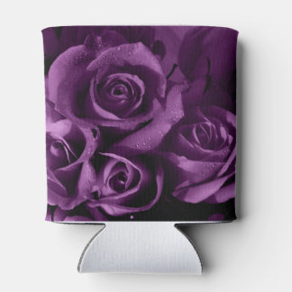 Porta-lata Rosa de Risco Roxo - resfriador personalizado