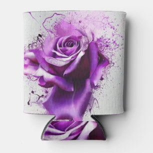 Porta-lata Rosa, esboço, pintura em spray.