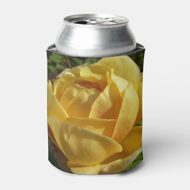 Porta-lata Rosa Inglesa Amarela (Can Front)