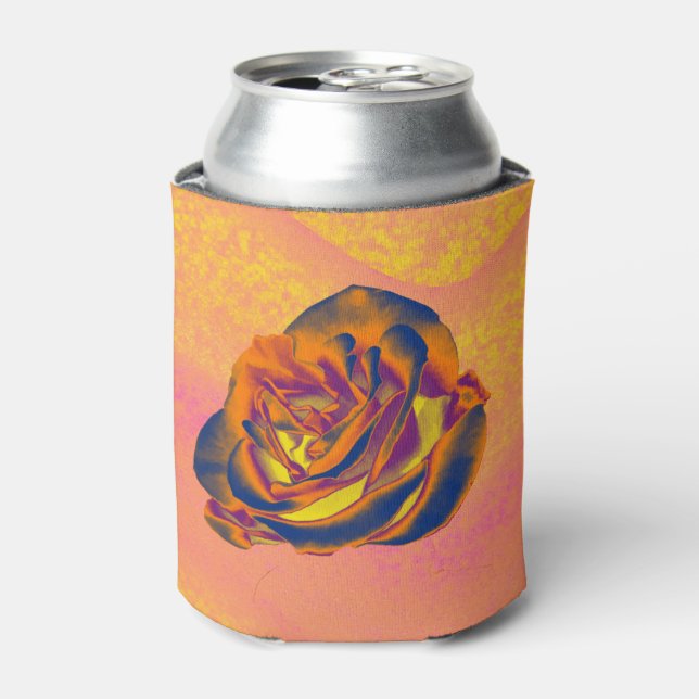 Porta-lata Rosa Laranja pode resfriar (Can Front)