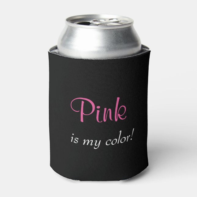 Porta-lata Rosa Preto (Can Front)