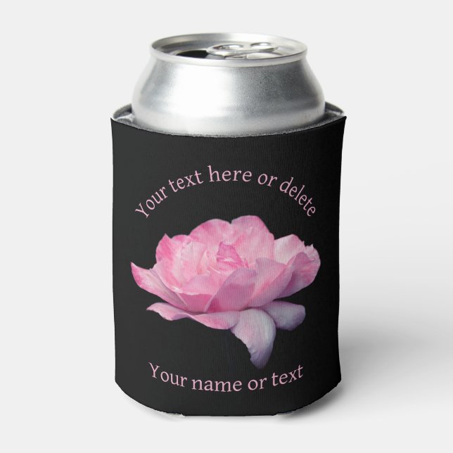 Porta-lata Rosa Rosa Rosa Forte Personalizada (Can Front)