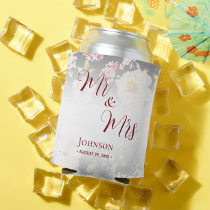 Porta-lata Rosas Amarelas Cor-de-Água Rosa,borradas,desfocada