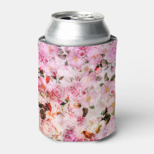 Porta-lata Rosas Bonito de Cor de Água Rosa Cor de Lâmpada 