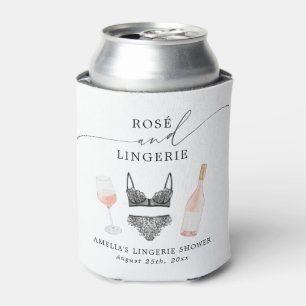 Porta-lata Rosé e Chá de panela Lingerie