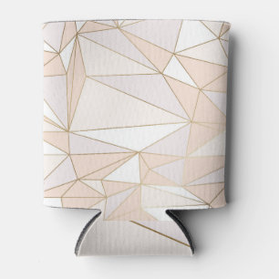 Porta-lata Rosegold rosa: Abstrato Geométrico Luxo