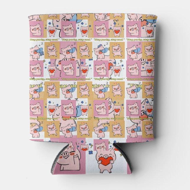 Porta-lata rostos de aspas (Frente)