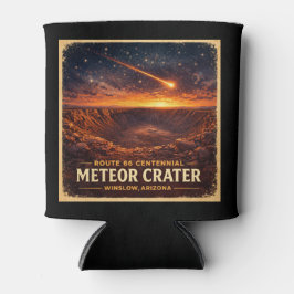 Porta-lata Rota 66 Meteor Crater Centenário Retro
