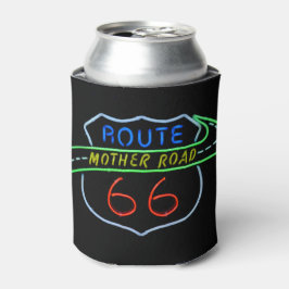 Porta-lata Rota 66 - Sinal de Neon da Estrada-Mãe