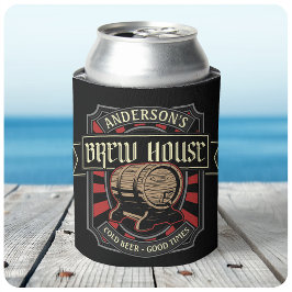 Porta-lata Rótulo de Cerveja Personalizado da Casa de Cerveja