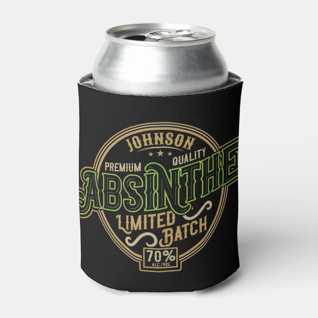 Porta-lata Rótulo de Licor de Espírito Herbal Absinto Persona (Can Front)