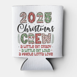 Porta-lata Roupa Combinada de Natal da Equipe de Natal 2025