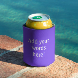 Porta-lata Roxo Personalizado