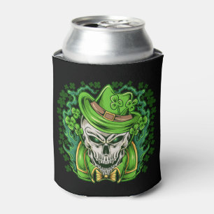 Porta-lata Rua, Leprechaun Skull do Dia do Patrick,