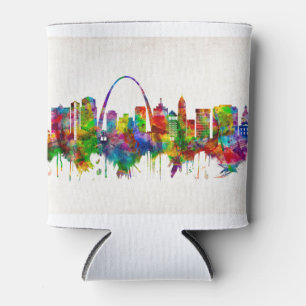 Porta-lata Rua Louis Missouri Skyline