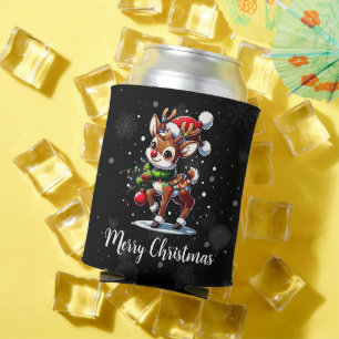 Porta-lata Rudolph O Nariz Vermelho Natal