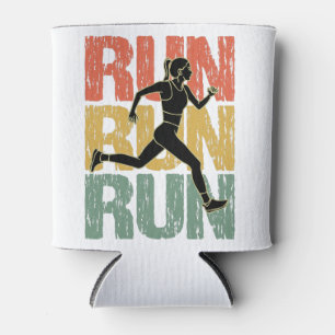 Porta-lata Run Run Run - Vintage Runner Girl