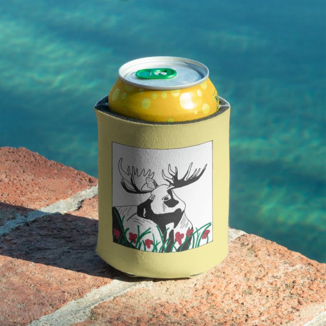 Porta-lata Rustic Woodland Moose (Piscina in situ)