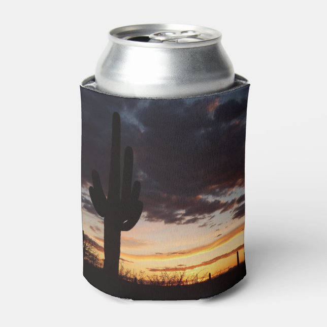 Porta-lata Saguaro Sunset III Arizona Desert Landscape (Can Front)