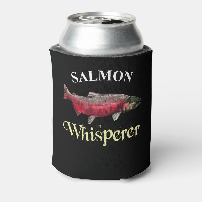 Porta-lata Salmão Whisperer Dark (Can Back)