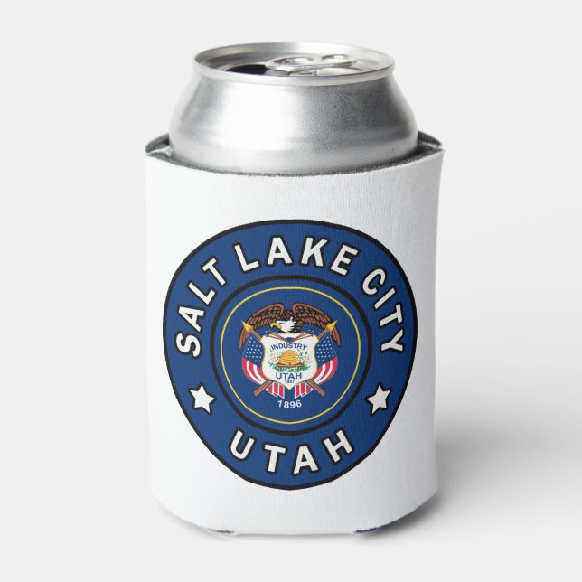 Porta-lata Salt Lake City Utah (Can Front)