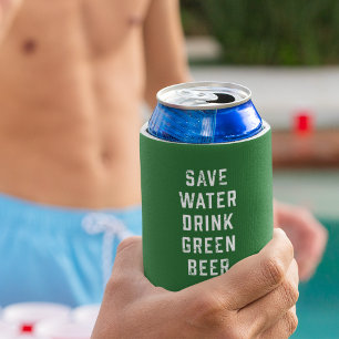 Porta-lata Salvar o Dia de São Patrício da cerveja   do ver