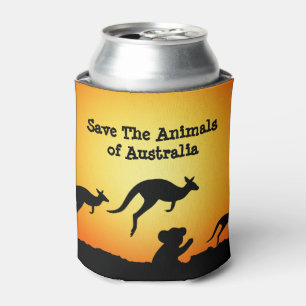 Porta-lata Salvar os animais da Austrália