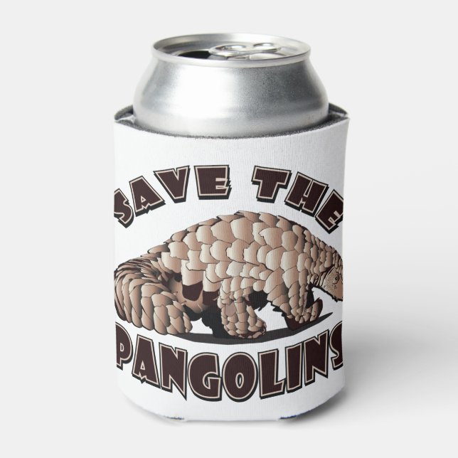 Porta-lata Salve os Pangolins (Can Front)